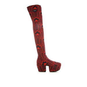 Prada Jaquard Embroidered Boots Women